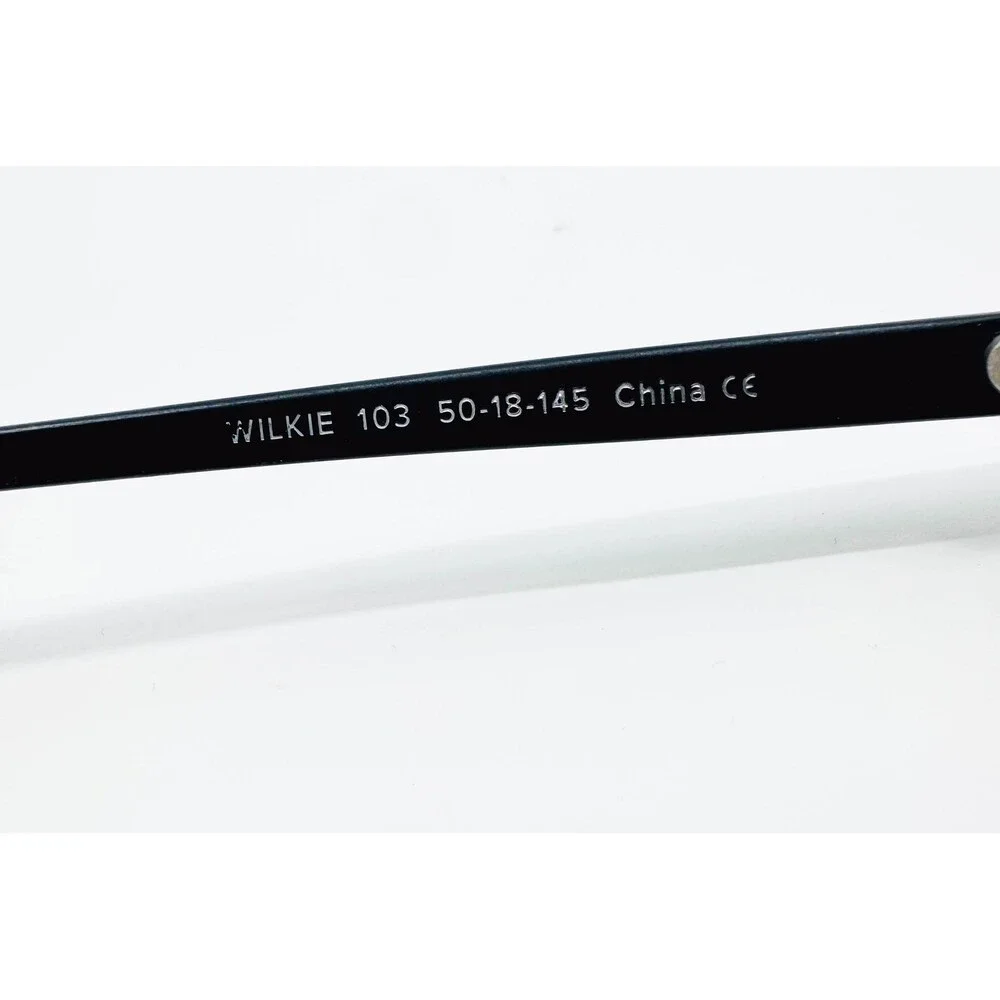 Warby Parker Wilkie 103 Eyeglass Frames Unisex Black Matte 50-18-145
